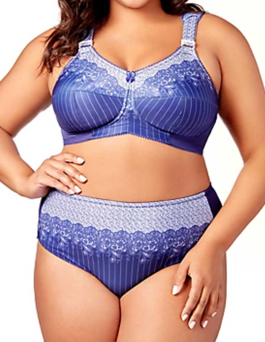 Elila Full Coverage Soft Cup BLUE PINSTRIPE