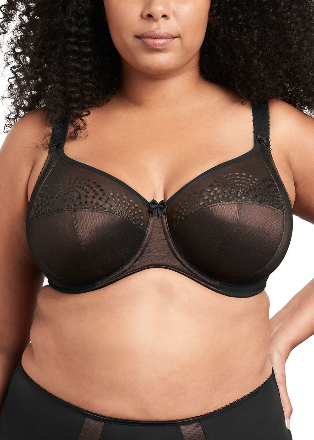 Goddess Side Support Satin Simplex Underwire Bra