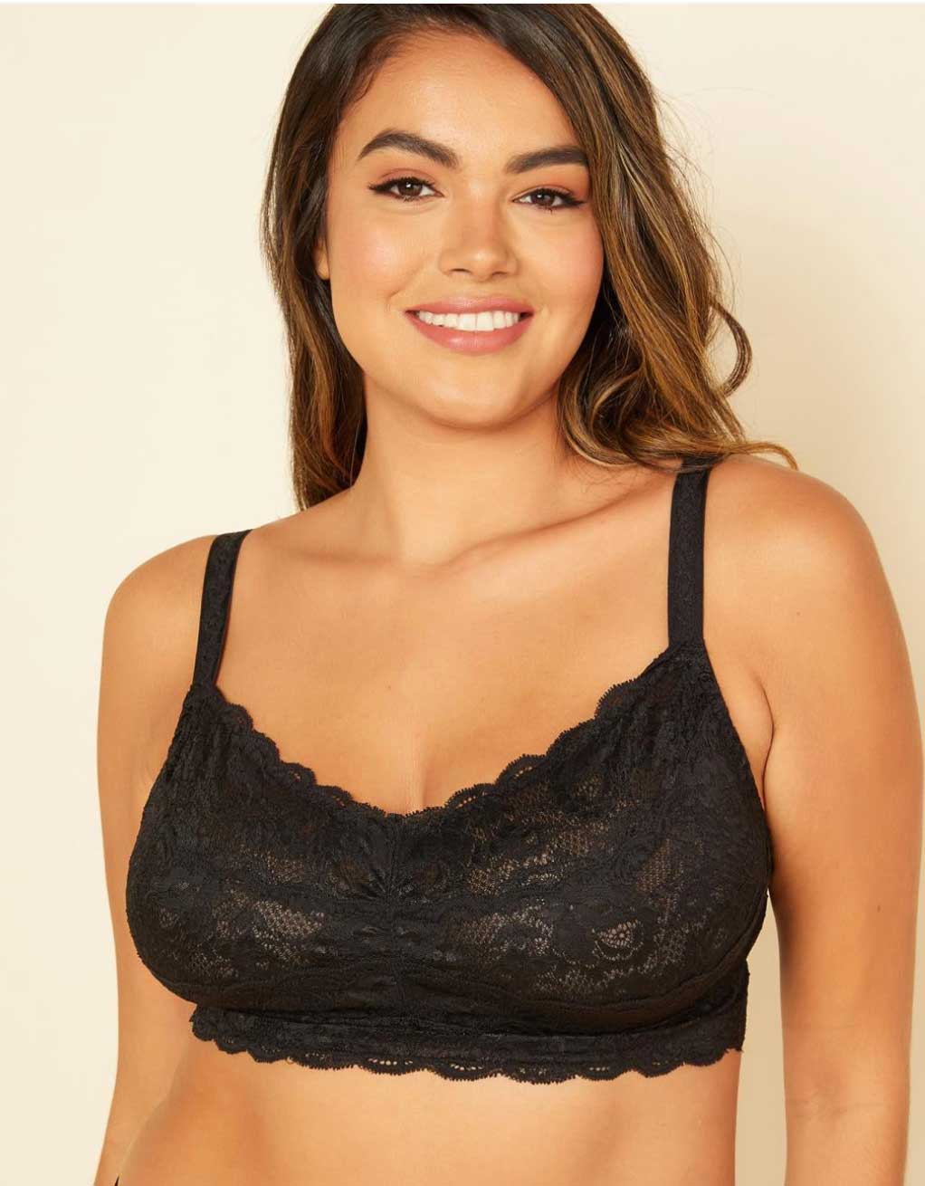 Cosabella Women's Never Say Never Curvy Sweetie Bralette in Black 