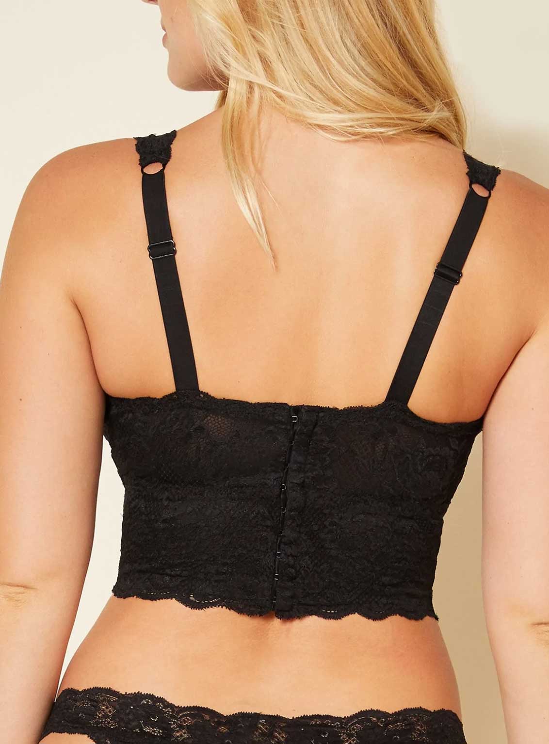 Never Say Never Plunge Longline Curvy Bralette