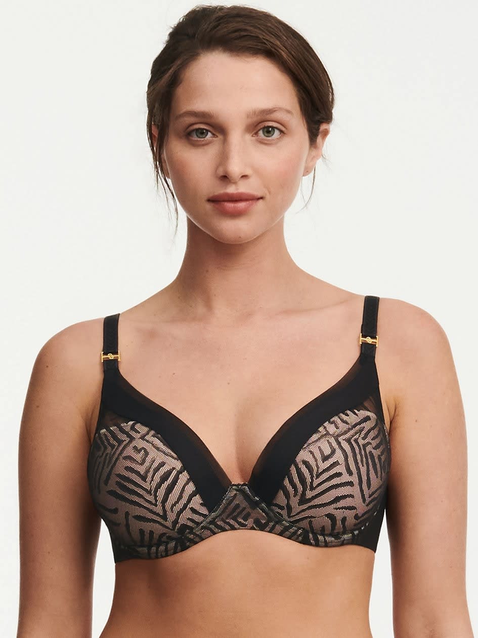 Chantelle Graphic Allure Plunge T-shirt Bra